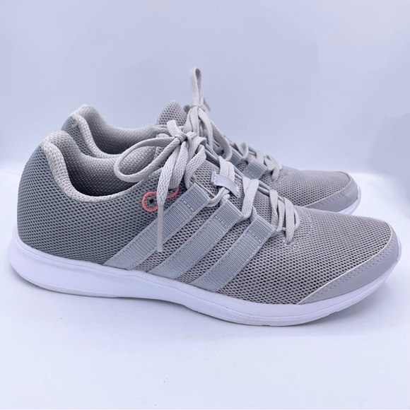 Adidas cloudfoam running women’s gray sneakers Size 6 - Picture 3 of 10